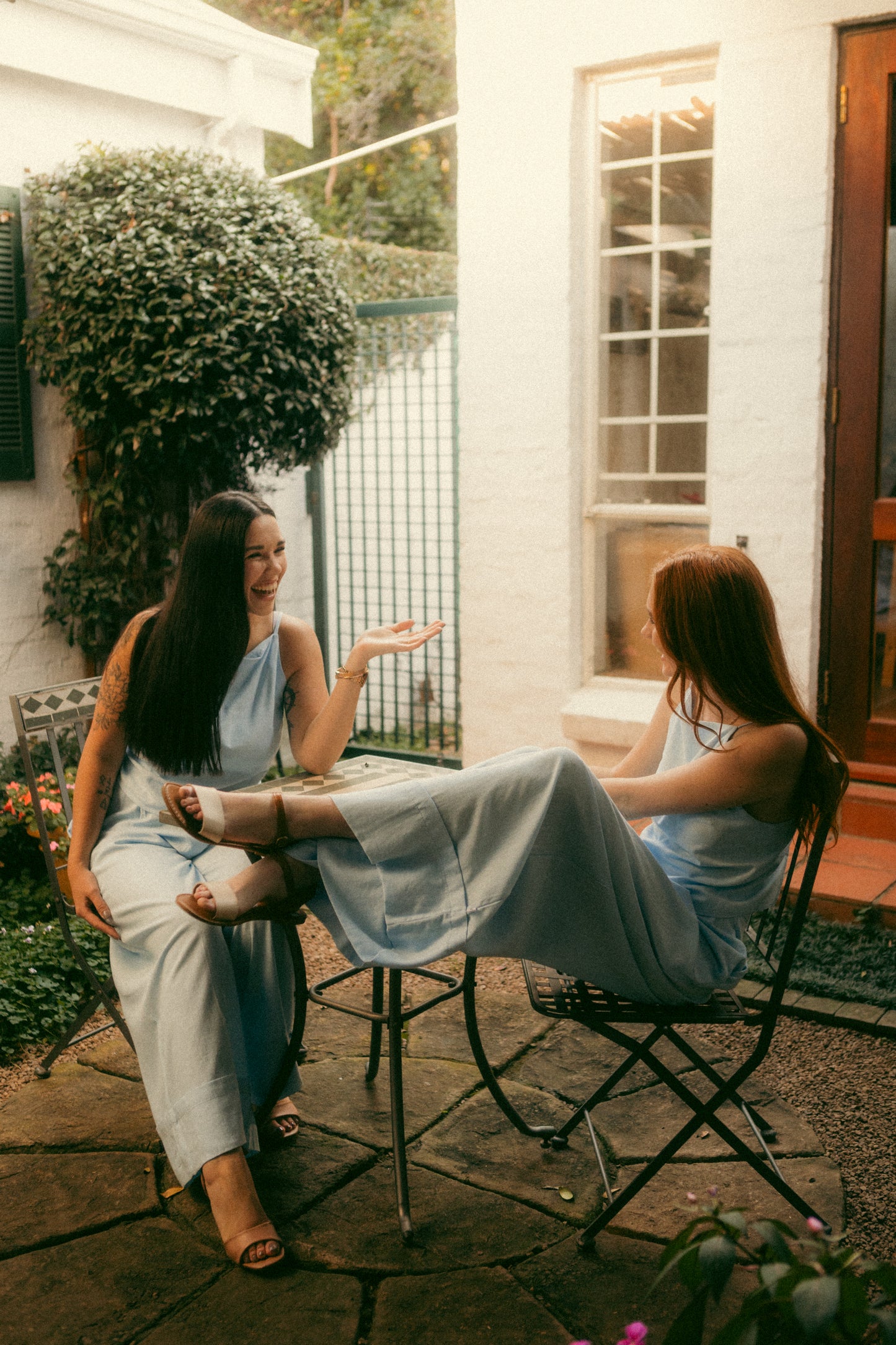 The Celeste Wide Hemmed Trousers